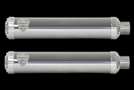 Retro Endtopf 2 in 1 Chrom 